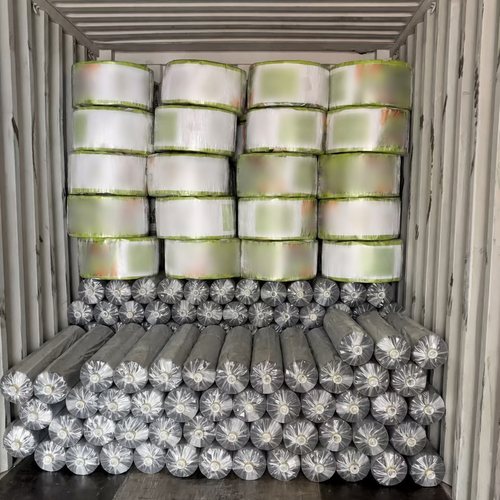 1×40HQ ارسال مخلوط نقره-فیلم مالچ سیاه، نوار قطره ای و کیسه های سیلو به آمریکای جنوبی